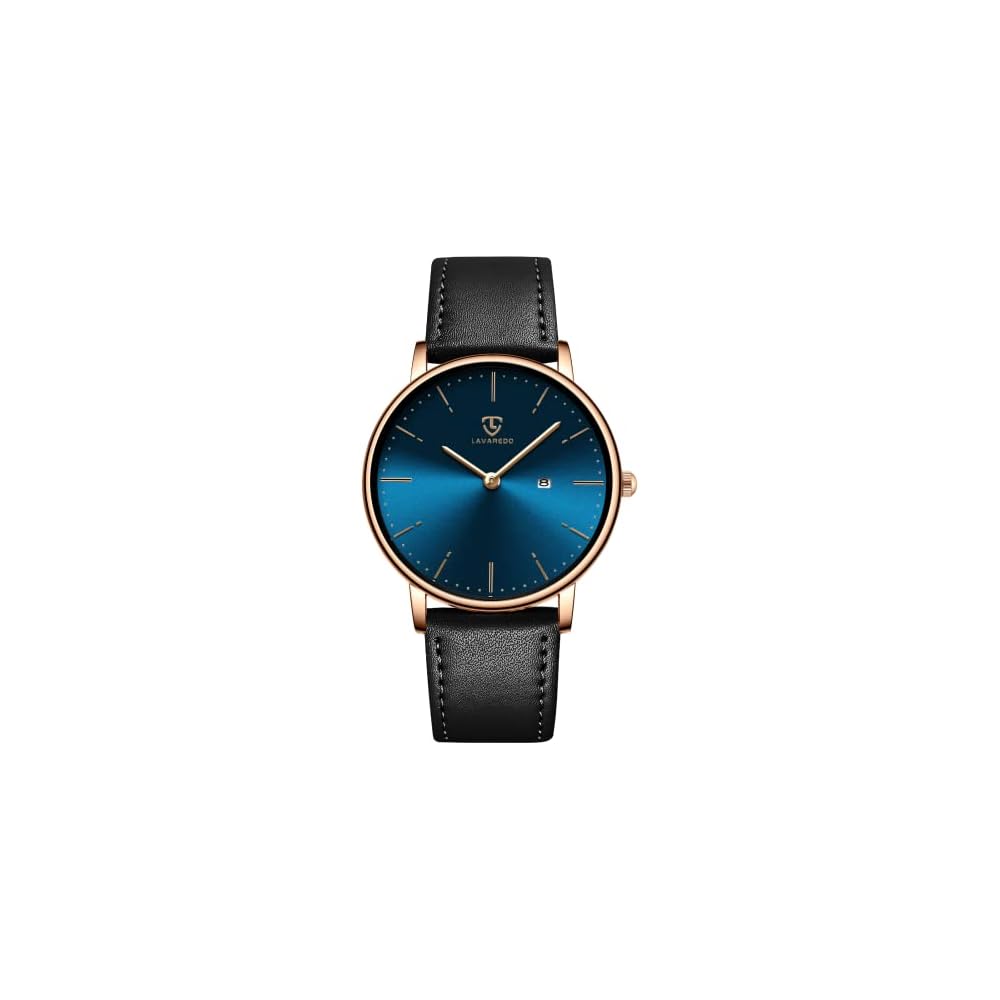Ben Nevis Men s Casual Analog Watch Blue Dial Waterproof Slim Design Leather Strap Black Belt