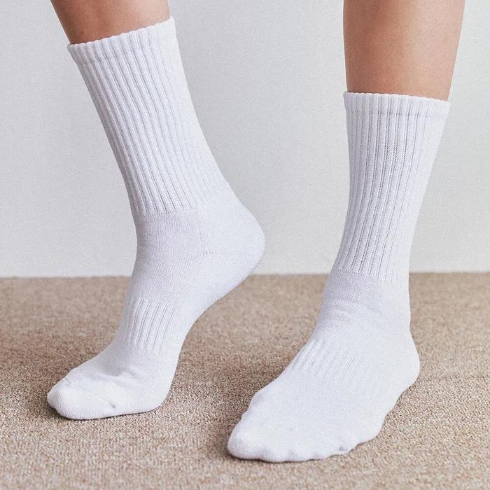 GGRN Women's Sports Running Socks Women's Pile Cushion Crew Socks 8 Pairs_P-00083 Women's Pile Cushion Crew Socks[8EA]