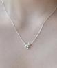 47Bag 925 Silver Mini Ribbon Necklace Tania