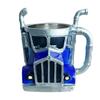 Truck Mug 420MLTruck Driver Mug Handcrafted Stainless Steel Resin Truck Coffee Mug Trailer Shaped Coffee Cup For Coffee
