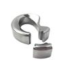 Stainless Steel Penis Lock Ring Heavy Duty Weight Male Metal Ball Stretcher Scrotum