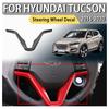 Dekorace auta Nálepka na volant Pro Hyundai Tucson 2016 2017 2018 Autolepky Vylepšení auta Autopříslušenství