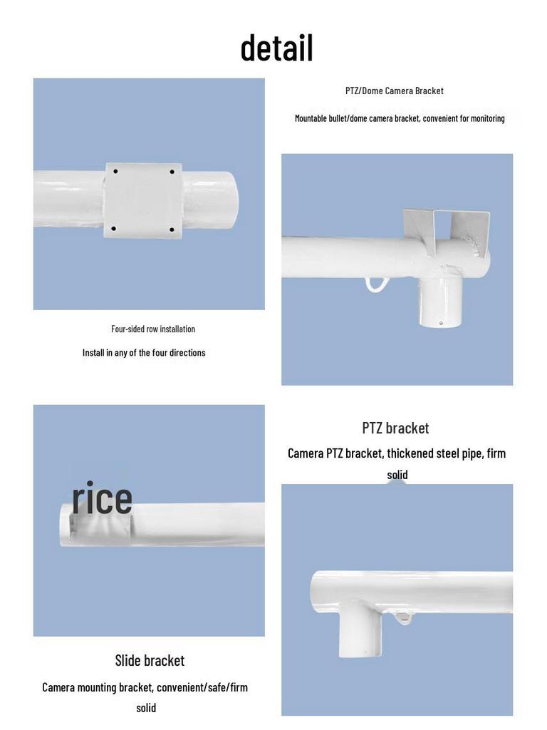 Solar Camera Highway Gantry Lifting Pole Bracket (3m, 4m, 6m)