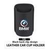 Leather Car Seat Cup Holder Hang Drink Storage Box Accessorie For BMW M M2 M3 M4 M5 M6 E46 E90 E60 F30 E39 X1 X3 X4 X5 bzcp38