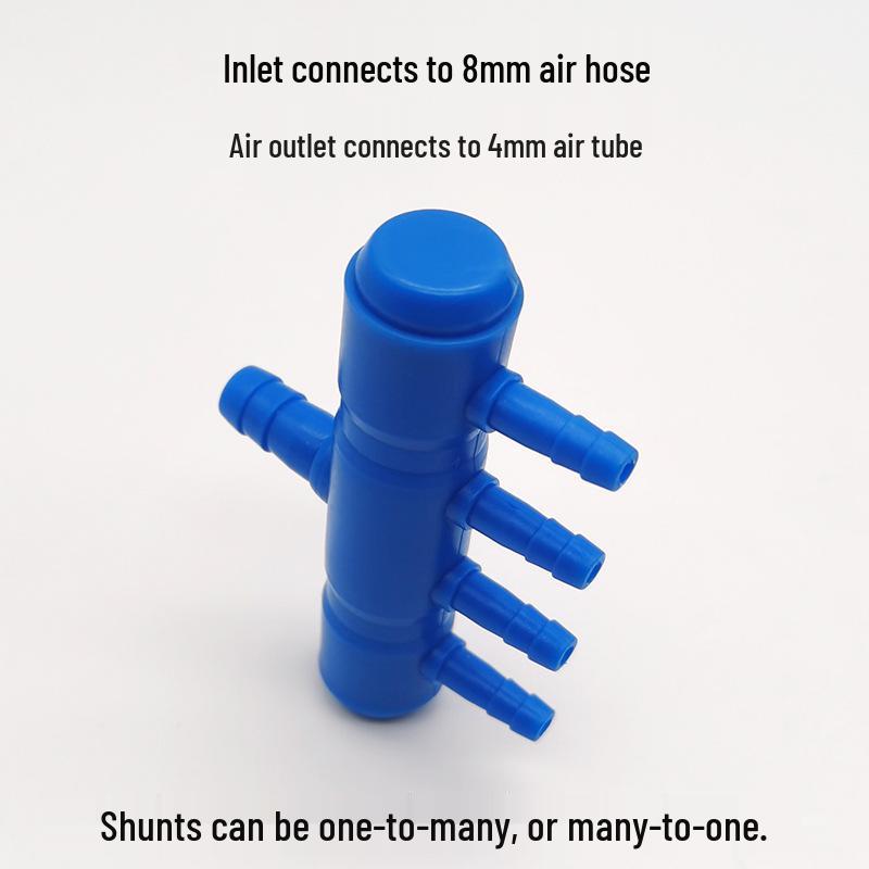 Multi-Way Aquarium Air Pump Splitter and Oxygen Tube Connector