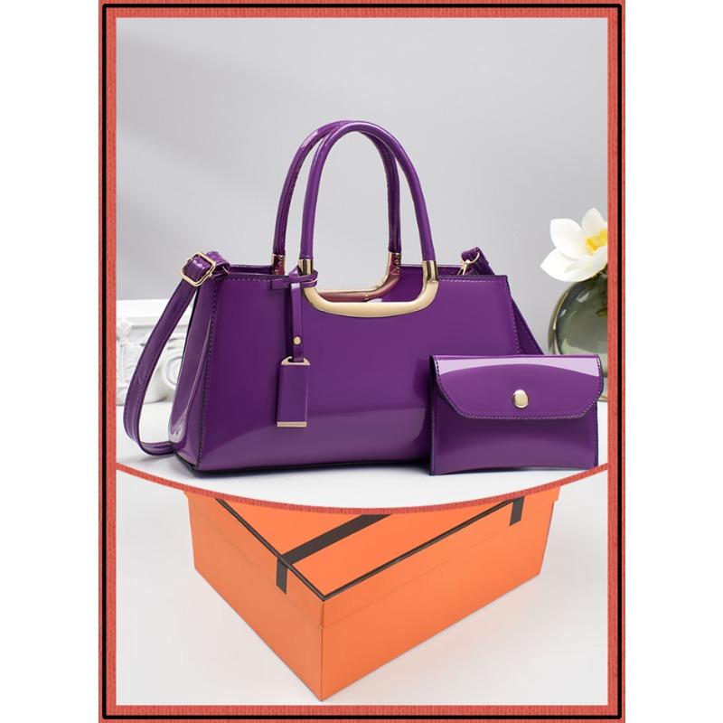 Bolso de mujer nuevo, simple y de moda, de charol brillante, bolso bandolera de novia, bolso de mano, bolso de cena para mujer