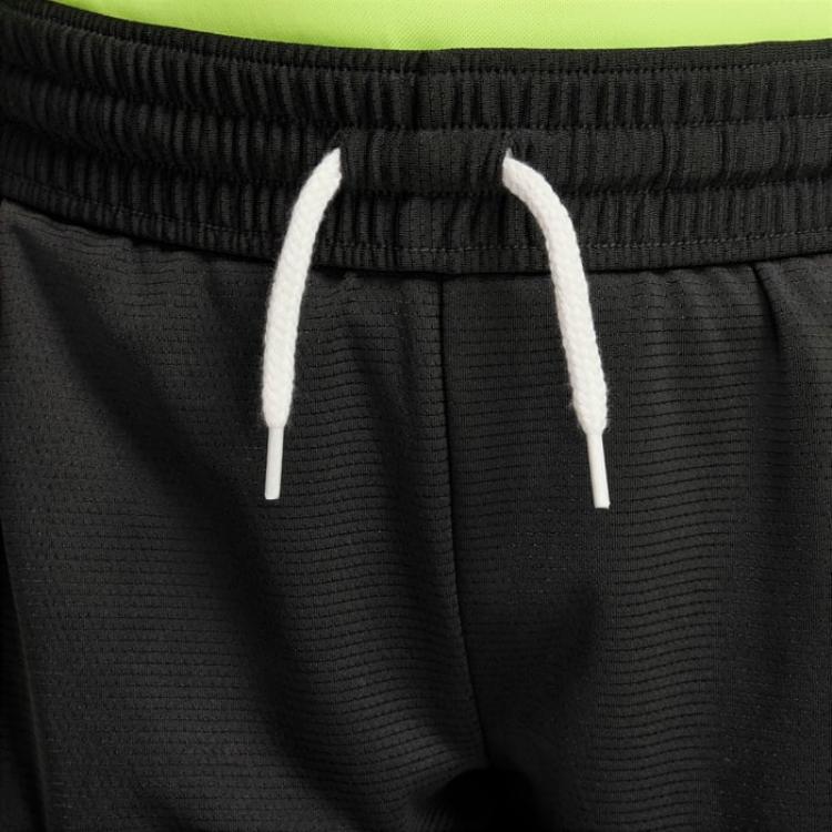 Nike Giannis DNA Dri-FIT Loose Moisture-Wicking Comfortable Basketball Shorts Kids Shorts Dark-Smoke-Grey Vivid-Orange FZ5210-070