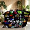 Custom Name Personalized Among Us Print Blanket, Home Decor, Bedroom, Sofa, Camping, Couch, Gifts for Birthday ChristmasEnthusiasts