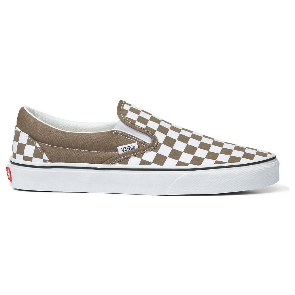 Vans Slip-On Checkerboard Low Top Skate Shoes Unisex Sneakers Brown White VN0A7Q5D1NU