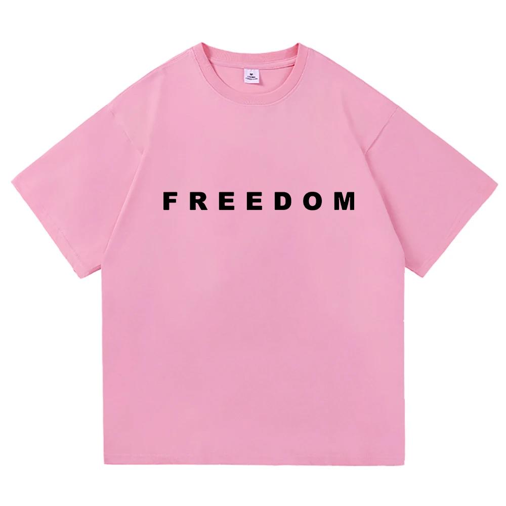 Freedom Charlie Kirk Tshirt Cotton Loose Casual FemaleMale Tshirts Unisex Streetwear America American Fashion Women T Shirts