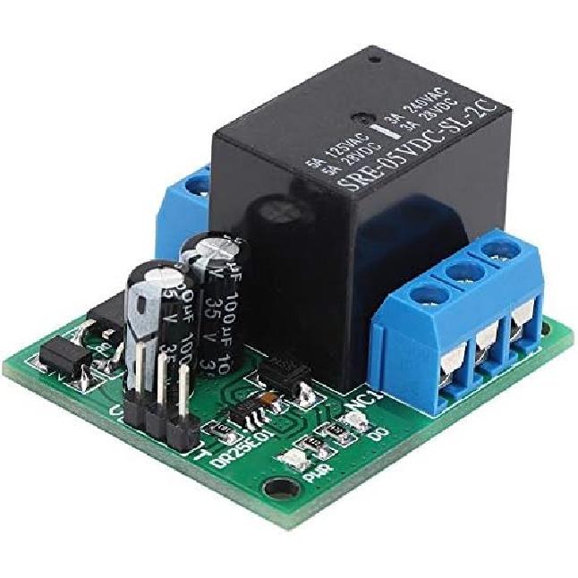 DR25E01 DPDT Relay Module Double Pole Double Throw Self Locking Bistable Relay Module Board (DC 6-24V)