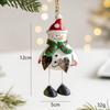 Christmas Retro Figurines Ornament Santa Claus Snowman Sleigh Tree Resin Decoration for Fairy Garden Doll House Home Decor