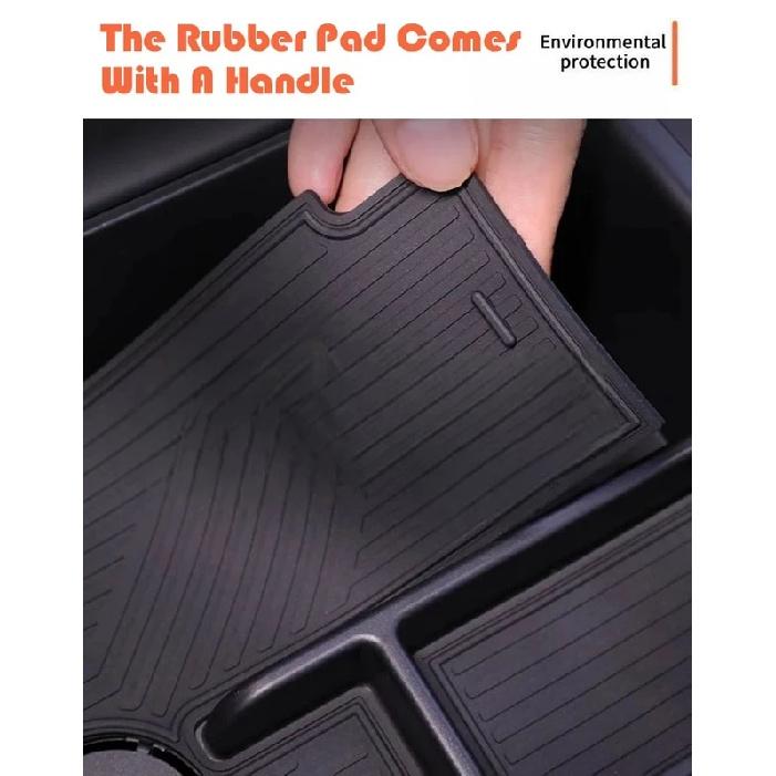 Car Storage Boxes For BYD Sealion 7 07 EV 2024 2025 2026 2027 Anti-slip Armrest Organizer Center Console Holder Auto Accessories