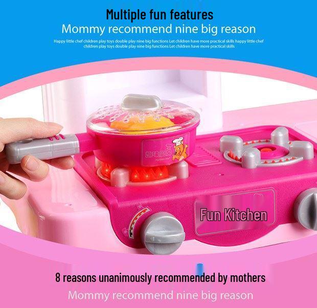 Mateřská škola K1 Domeček pro panenky Kuchyňský a Stolní nádobí Set