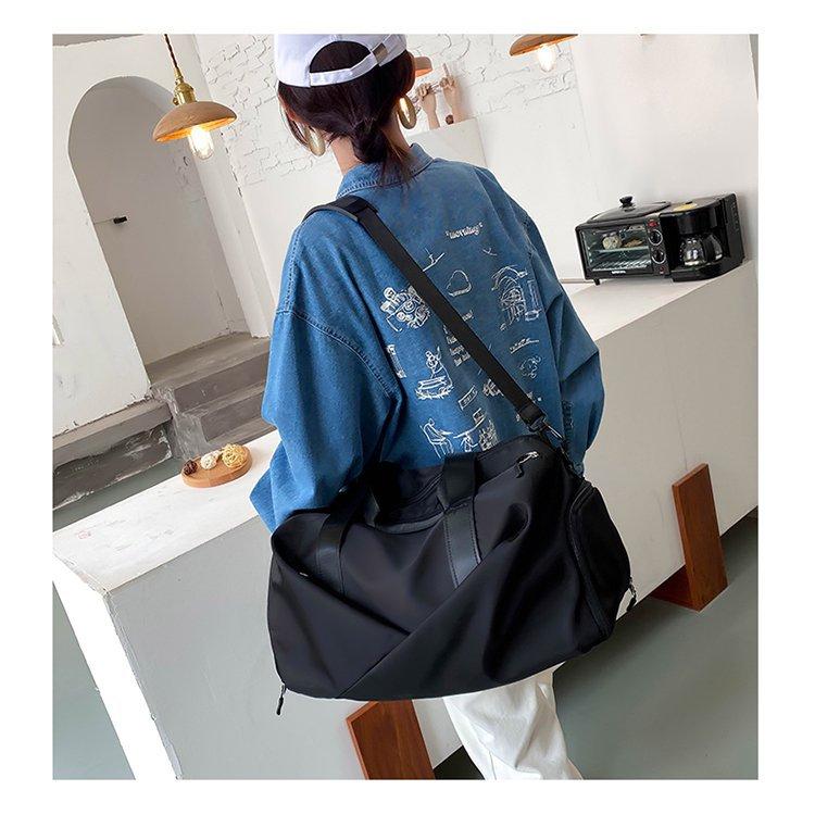 Geantă de antrenament cu depozitare cu separare uscat-umed, nouă de primăvară, capacitate mare, portabilă, geantă de bagaj, geantă pentru exerciții yoga, fitness, pentru bărbați și femei