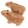 2pcs Capybara Stuffed Animal Toy 6.7in Cartoon Soft Lifelike Short Plush Capybara Stuffed Toy for