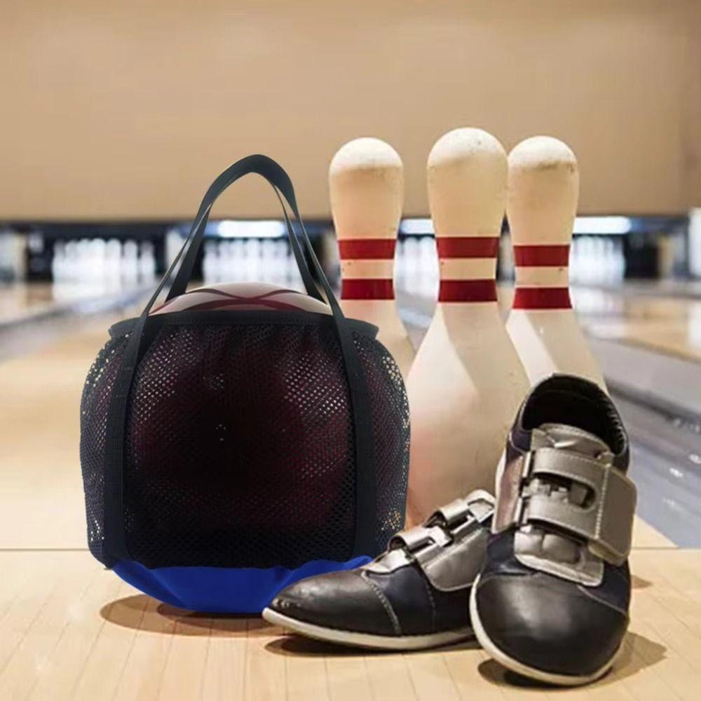 Tote Bag Bowling Ball Holder Oxford Cloth Bowling Storage Bag Bowling Mesh Bag  Sports Equipment