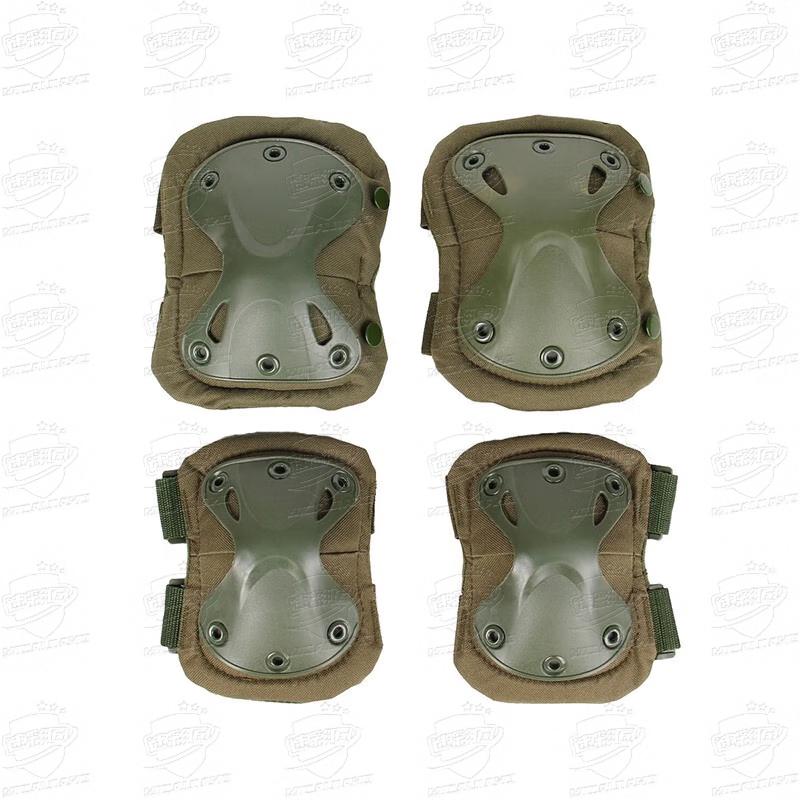 Taktisches Camouflage Knie- und Ellbogenschoner-Set