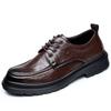 Autumn new men's shoes cowhide business casual comfortable breathable soft sole wear-resistant formal men's leather shoes