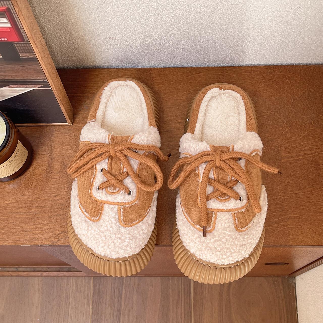 

Women s Plush Slippers - Warm and Warm Countertop Cotton Winter Home Slippers Thick Bottom Casual Indoor Shoes 41