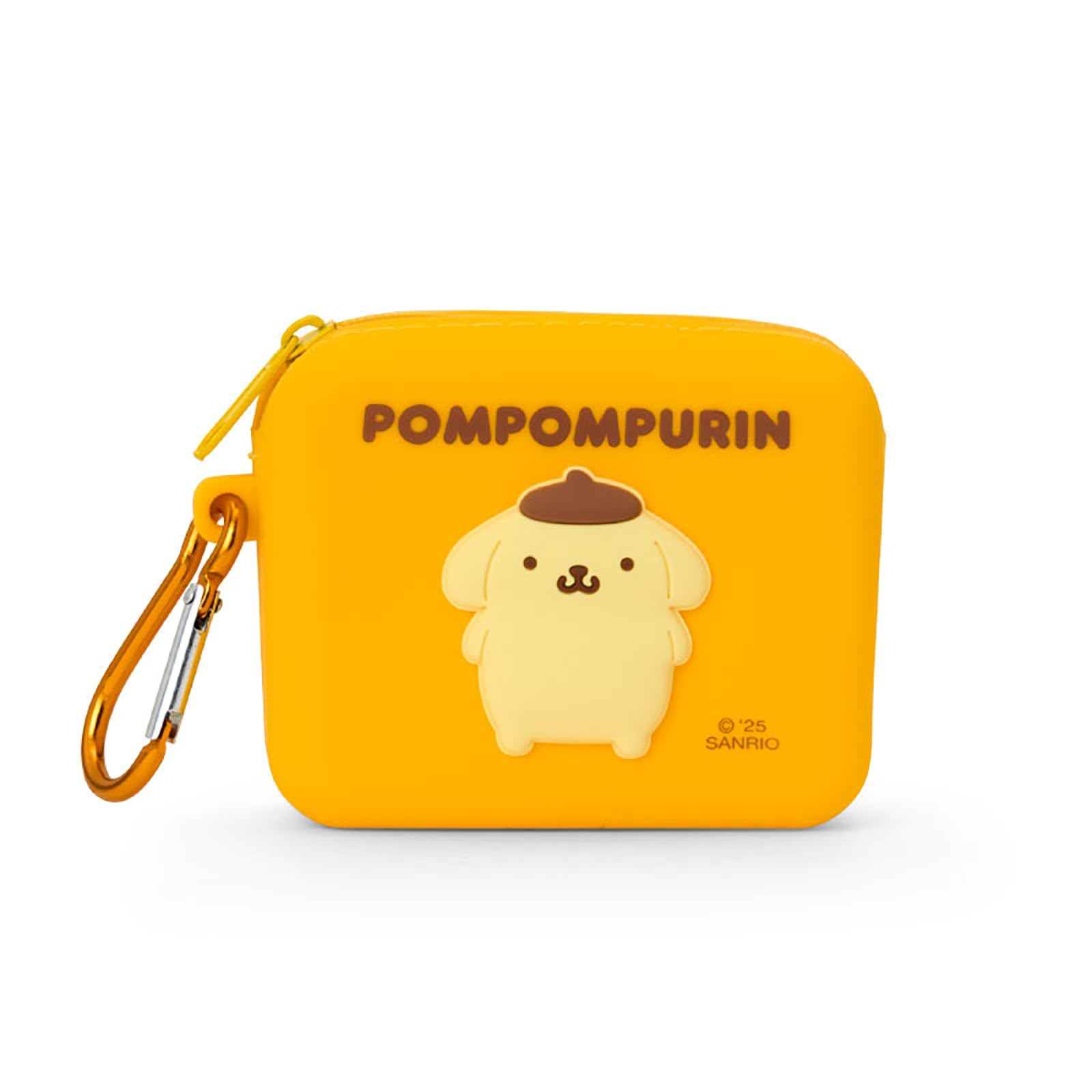 Sanrio Silicone Mini Pouch Pompompurin Small Item Cosmetic Coin Purse (SANRIO) - - Case, Pouch, (Item Number 357766) жёлтый