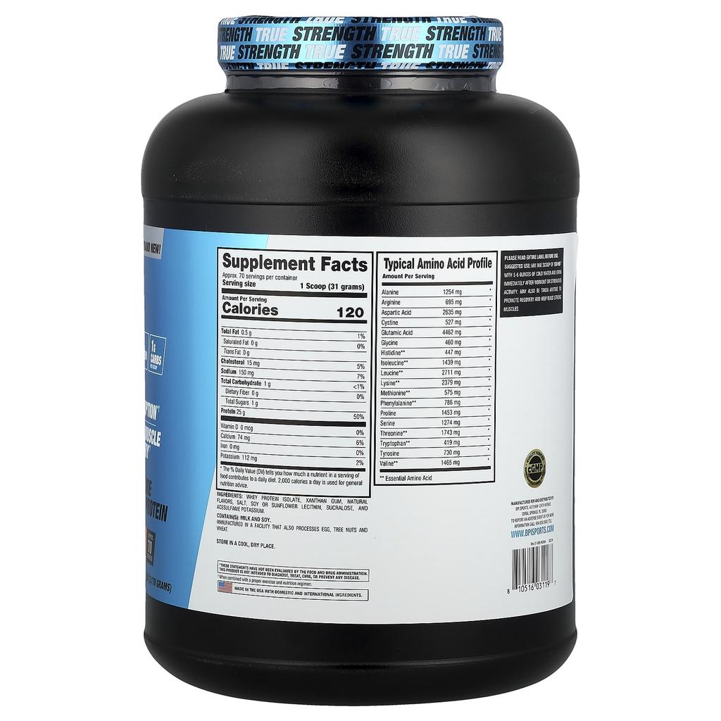 Iso Hd™, 100% Pure Protein Isolate, Vanilla Cookies, 2,170G (4.8Lb)