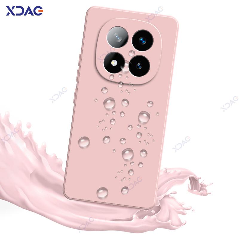 Phone Cases for Redmi Note 14 Pro Plus 5G Soft Square Liquid Silicone Back Cover RedmiNote14ProPlus Anti-fall Coque Bag