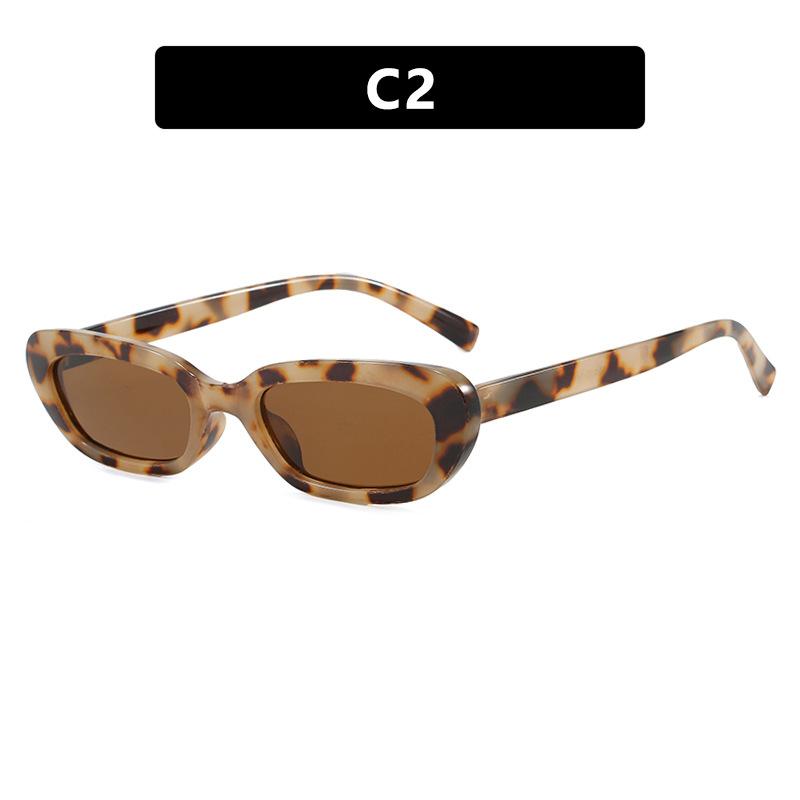 Women's Sunglasses, Fashionable Narrow-frame Sunglasses, Small-frame Cat Eye Sunglasses.