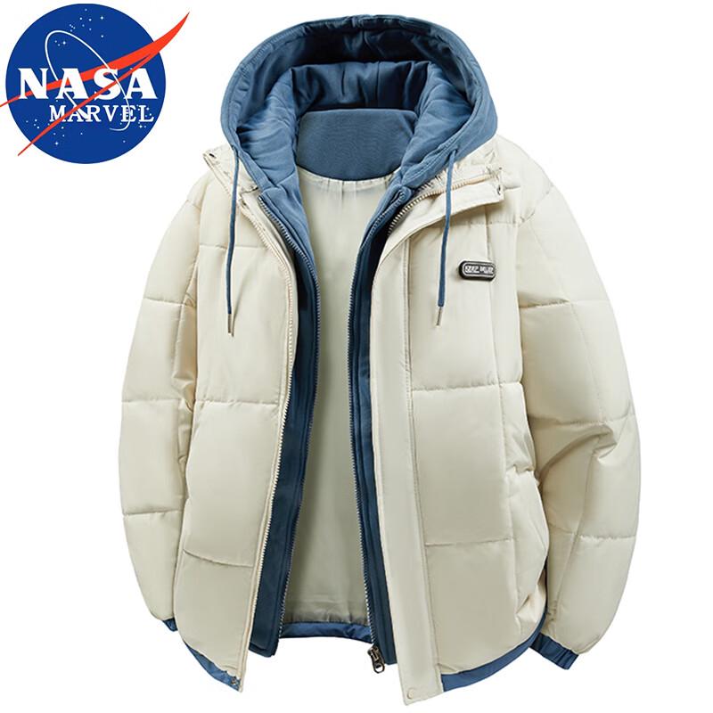 

NASA MARVEL Men s Hooded Padded Jacket S