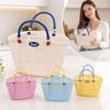 Plastic Bath Product Storage Basket Waterproof Fruit Storage Basket  Vegetable Buying