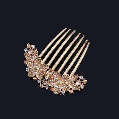 Horquilla para el pelo Ez Point para mujer (Oro) Adorno para el cabello Pin trasero