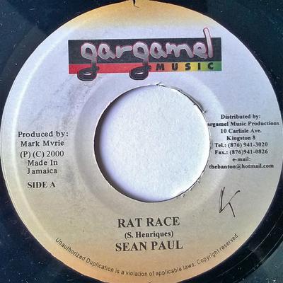 Δίσκος 7 ιντσών SEAN PAUL - Rat Race ΚΑΝΕΝΑΣ Gargamel Music 2000 Τζαμάικα Ρέγκε, Σκα & Νταμπ Μεταχειρισμένος