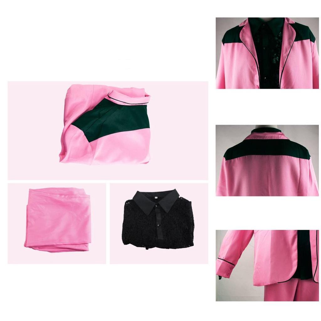 Il Re Elvis Presley Costume da Uomo Meravigliosamente Dettagliato Set Cosplay