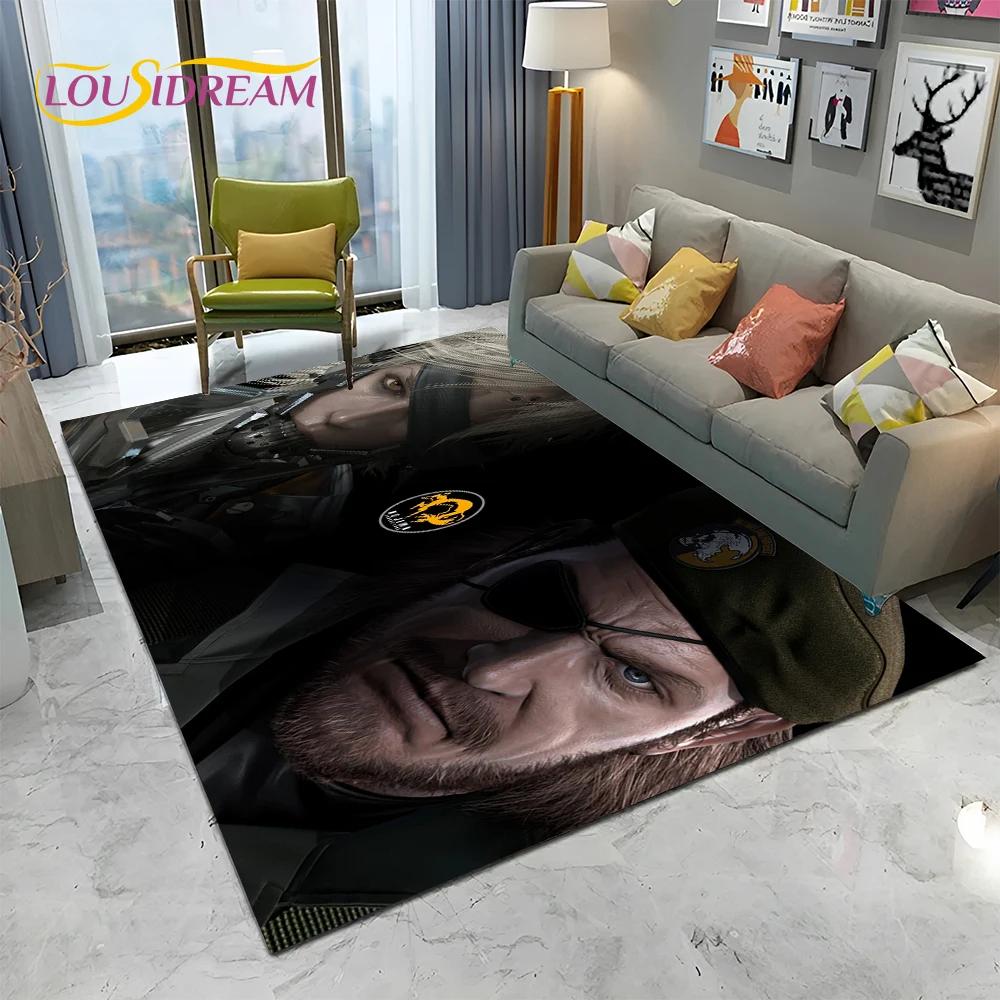 3D Game Metal Gear Solid Cartoon HD Carpet Rug for Home Living Room Bedroom Sofa Doormat Decor,kids Area Rug Non-slip Floor Mat