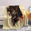 Vintage Art Cats  Print Flannel Blanket, High quality Comfortable for All Seasons, Home Decor, Warmth and Comfort