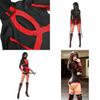 Stylish Women Ninja Cosplay Jumpsuit For Halloween Costume And Party Wear