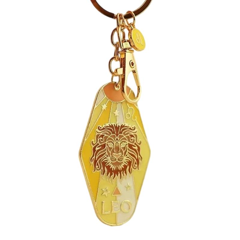 Animal Charm Themed Keychain Metal Keyring Lightweight Portable For Bag or Keys Gift Worthy Accessory