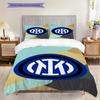 Emblema Inter Milan Sfondo Astratto Set da tre pezzi (1 * copripiumino + 2 * federa, senza nucleo) Copripiumino e federa Set biancheria da letto