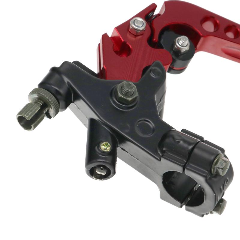 LMoDri 1 Pair Universal Motorcycle 7/8" 22mm Brake Master Cylinder Clutch Reservoir