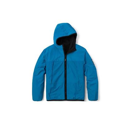 Timberland Wende-Fleecejacke mit Kapuze, einfarbig, Unisex-Jacke, Belize-Blau A5VB9-CY3