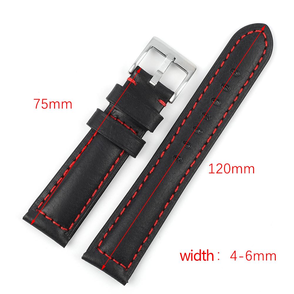 Crazy Horse Leather Strap 18mm 19mm 20mm 22mm Watch Band Men Women Sport Bracelet Replacement Belt Watches Accessories