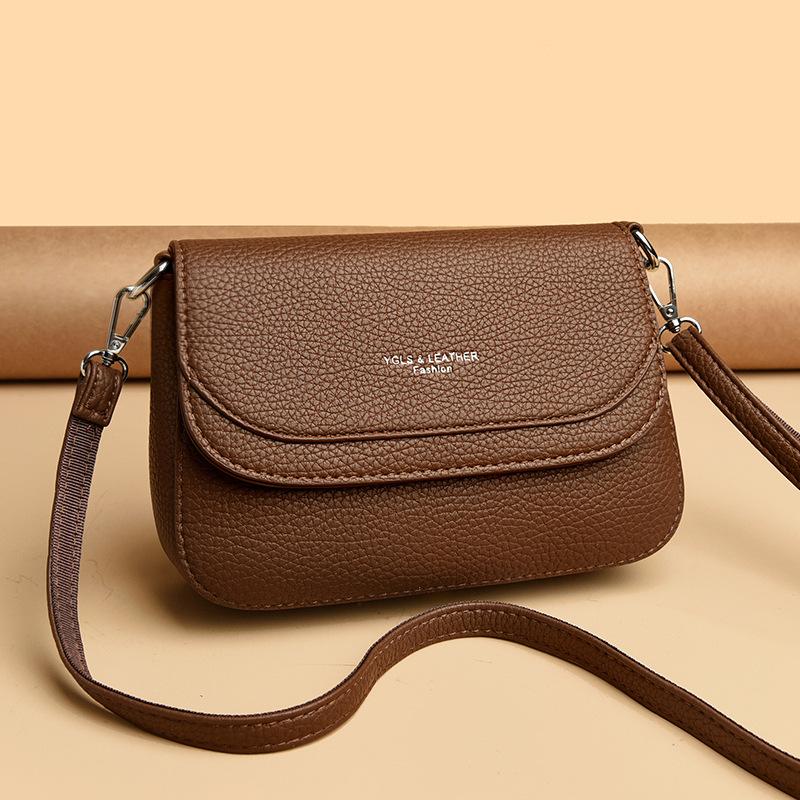 Women's bag new fashionable small square bag simple middle-aged mother travel messenger bag large capacity bag