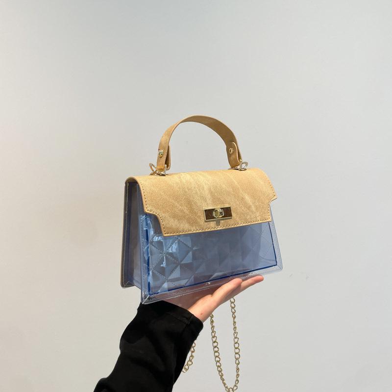 Summer New Niche Design Sense Casual Translucent High Texture Portable Shoulder Messenger Bag Women