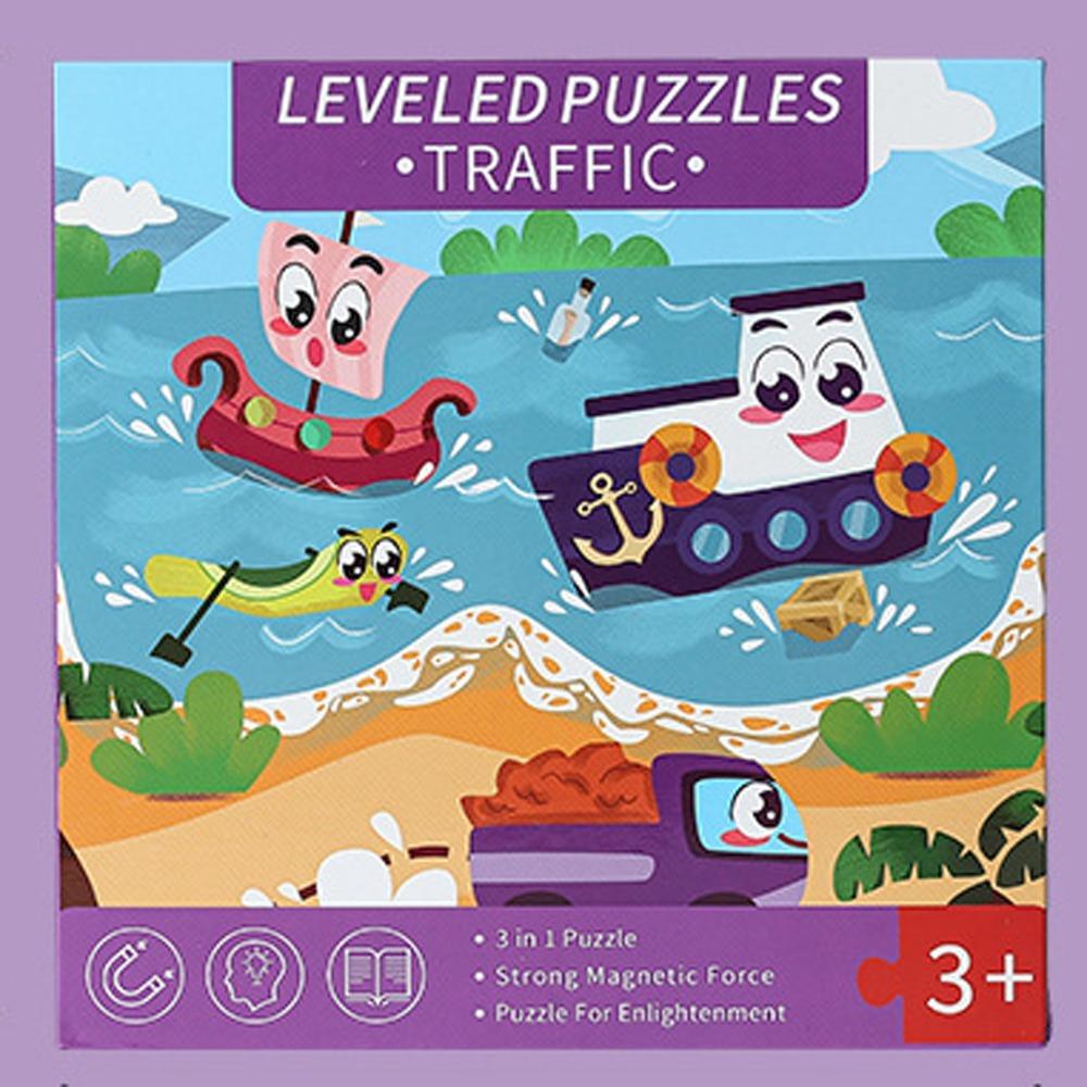 

Repeated Pasting Magnetic Quiet Book Paper DIY Kids Busy Book Toy Dinosaur Sticker Book Kids style 6