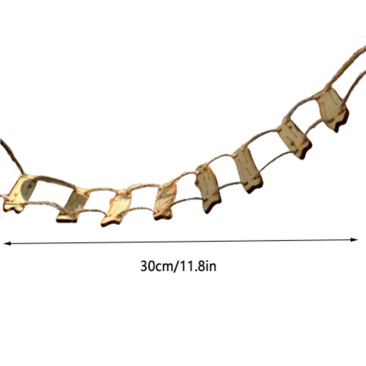 

Wooden Fairy Bridge Rope Ladder Home Courtyard & Mini Landscape Hotography Prop Accessory Wooden Fairy Bridge Rope Ladder