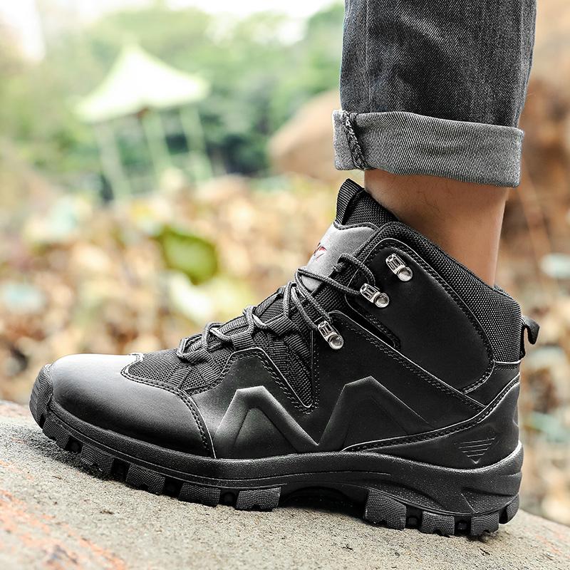 Brand Men's Military Boots Combat Mens Non-slip Ankle Desert Boot Tactical Army Snow Boots Men Outdoor Sneakers Hiking Shoes