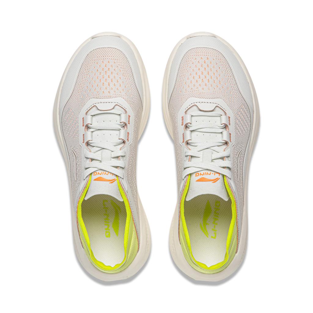 Li Ning Yun Yi Slip Resistant Abrasion Resistant Breathable Coverage Low top Casual Shoes Women's Gray Green AGLW054-1