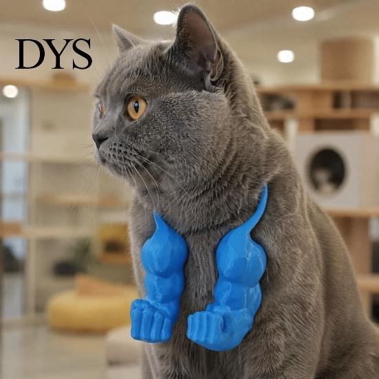 Pet Costume Props Cat Muscle Arms, Hilarious 3D Printed Muscular Kitten Gag Gifts Shoulder Attachment for Feline Cosplay, Fun Photo Accessories Pets