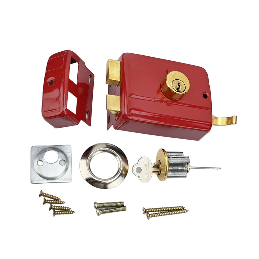 Old Fashioned Anti Theft Door Lock Stable Iron Door Lock Easy To Install Traditional Anti Theft Door Lock for Household