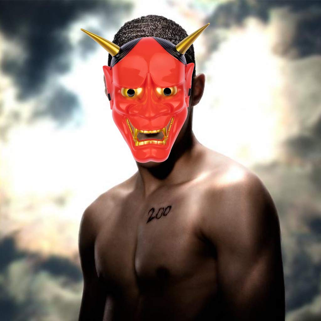 [Moerstar] Hannya Mask, Hannya Mask, Oni Mask, Mask, Masquerade Ball, Halloween, Festival, Cosplay, Character, Cosplay Goods, Unisex, Setsubun, Bean